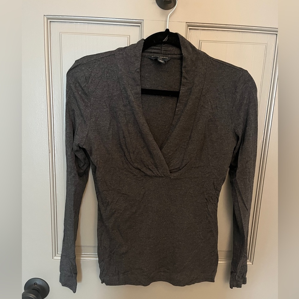 Cross-Front Banana Republic business casual shirt